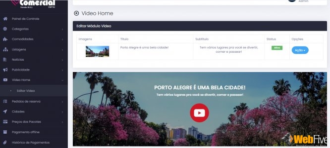 Módulo Video Home Guia 8.1